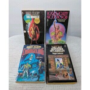 Roger Zelanzny 4 Book Lot Vintage This Immortal Science Fiction Paperback